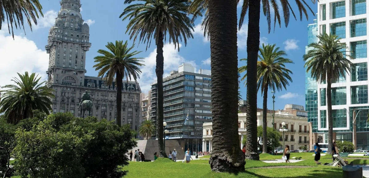 Independence Square in Montevideo