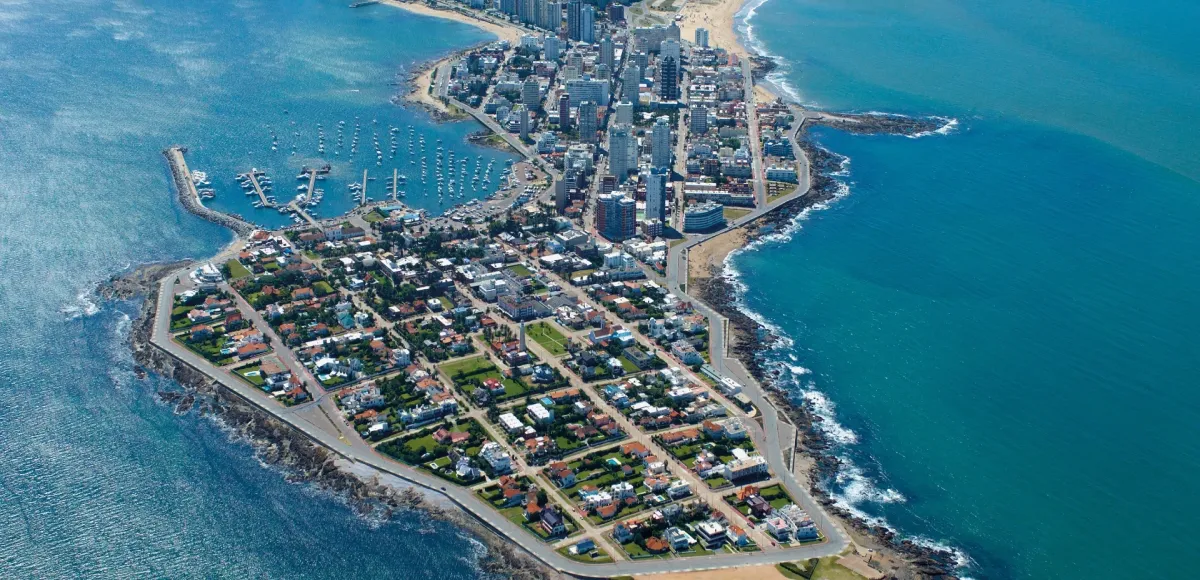 Vista aérea de Punta del Este